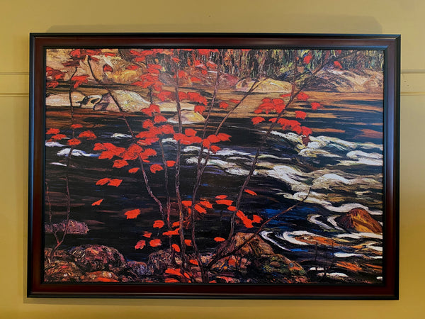 "Red Maple" By A.Y. Jackson Limited Edition Group of Seven