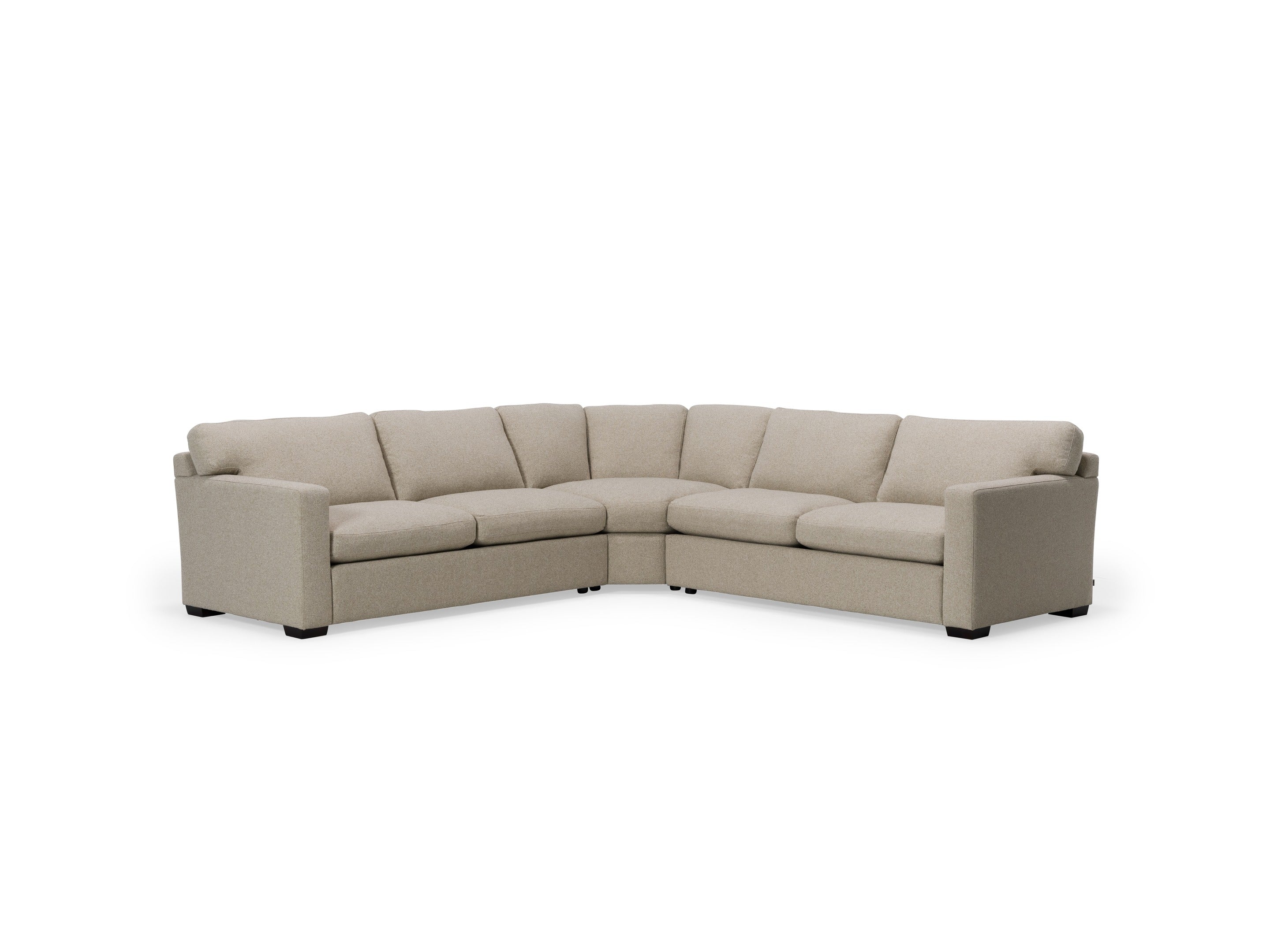 Modern Leather Sofa with Down seating