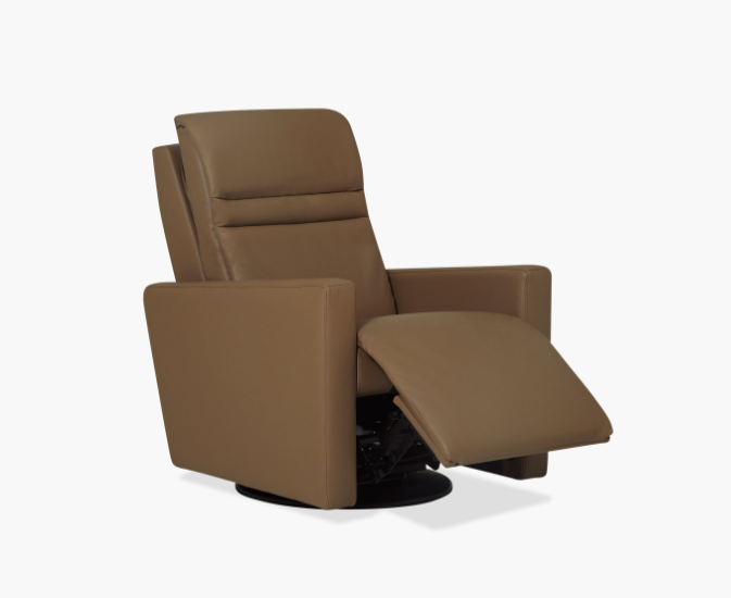Triple Power Swivel Glider Recliner with headrest & lumbar Wilson Furniture Oshawa