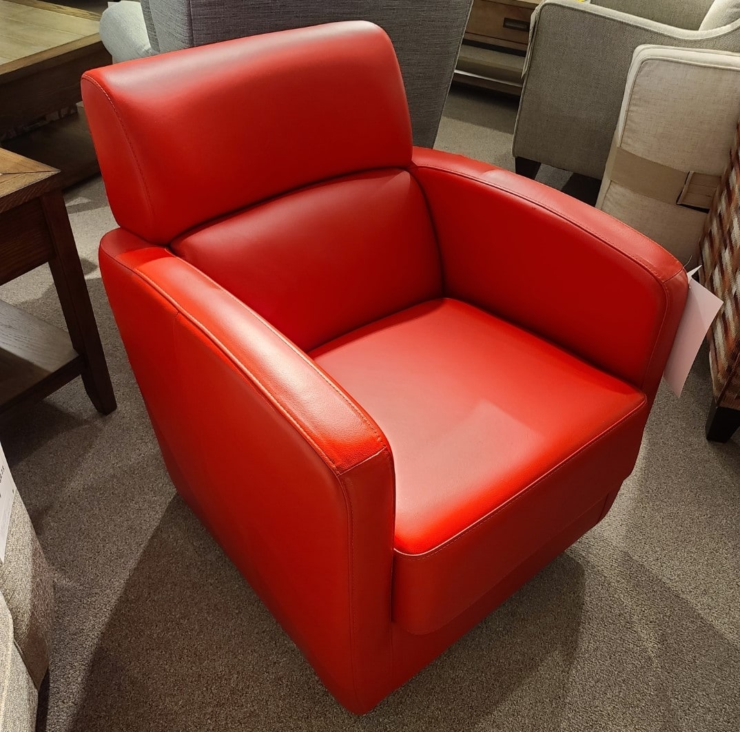 All Leather Swivel Glider Chair Wilson Furniture Oshawa