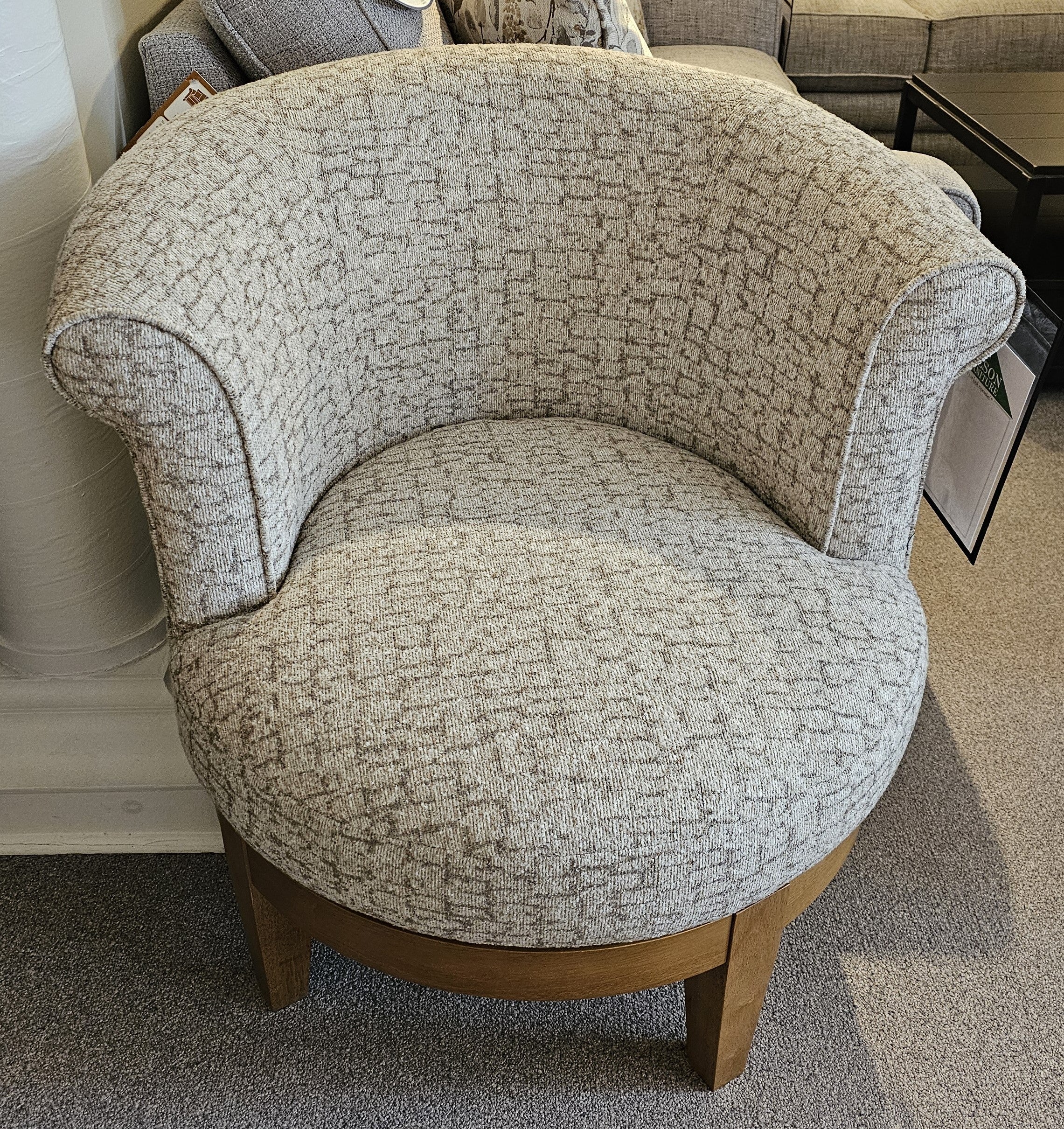 Attica Swivel Barrel Chair