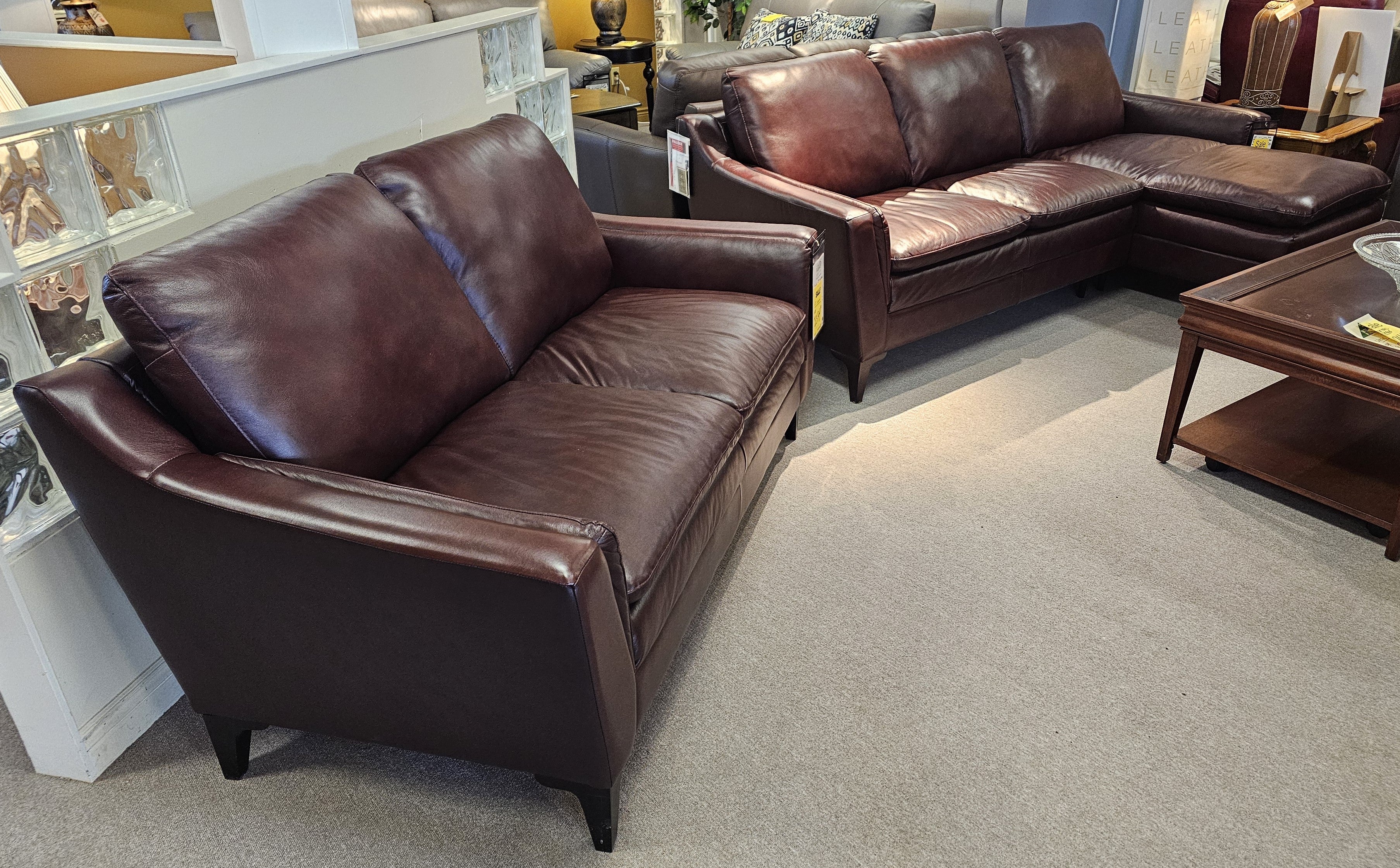 Palliser Balmoral Sofa with Chaise and Loveseat Set – Wilson