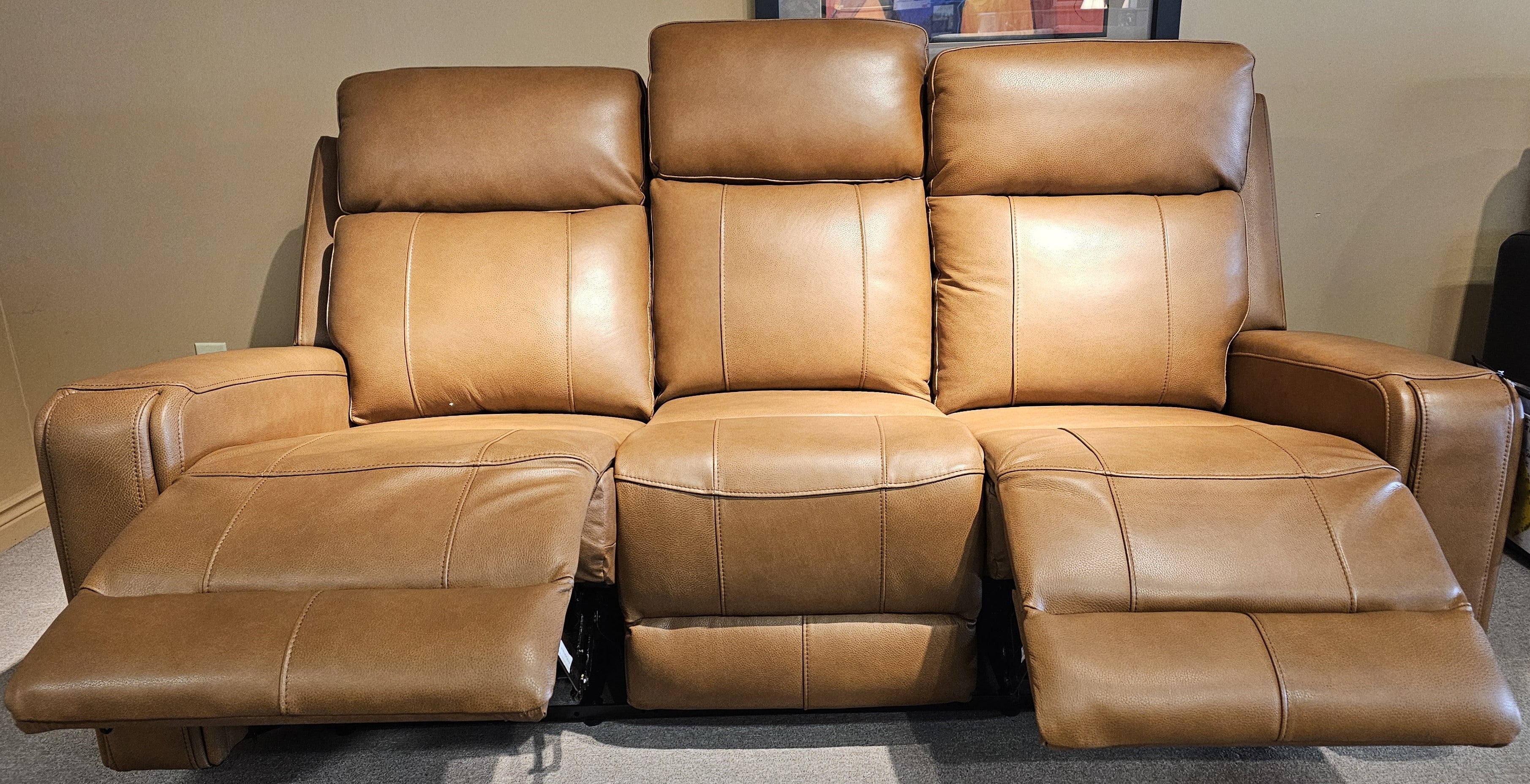 Cavron Power Leather Reclining Sofa Collection – Wilson Furniture Oshawa