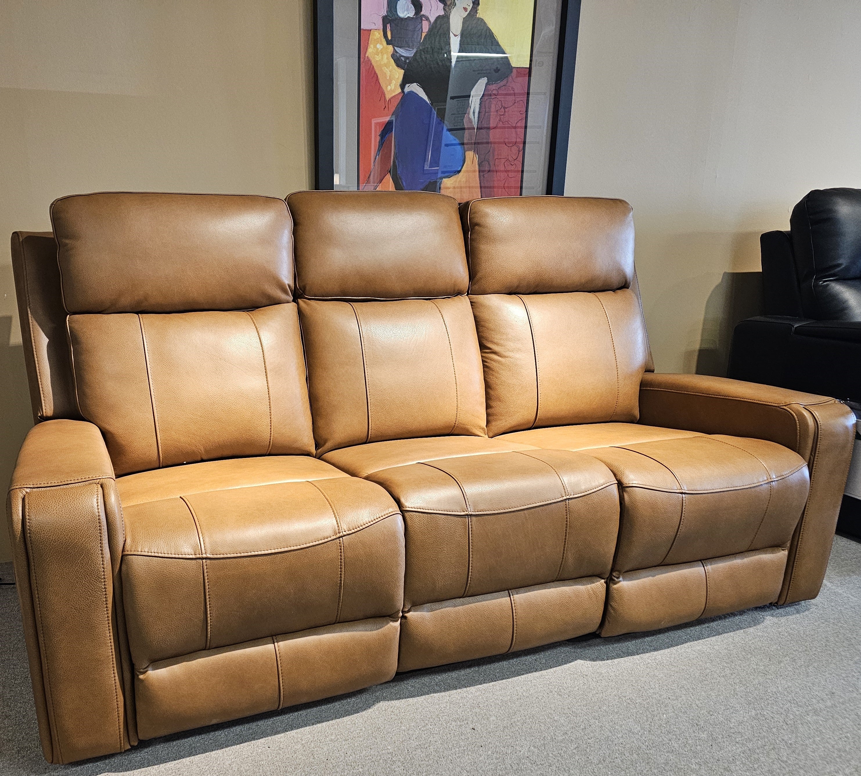 Cavron Power Leather Reclining Sofa Collection – Wilson Furniture Oshawa