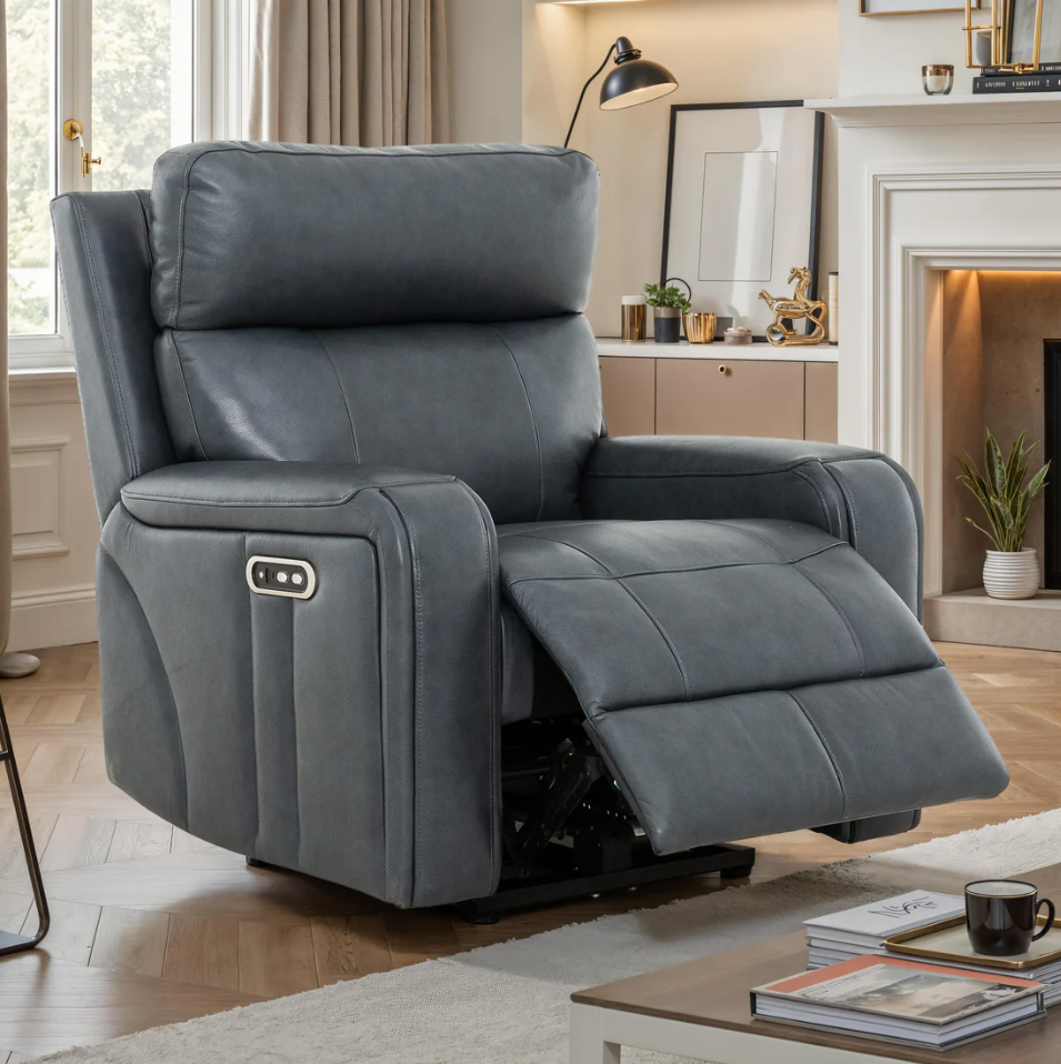Cavron Power Leather Reclining Sofa Collection – Wilson Furniture Oshawa