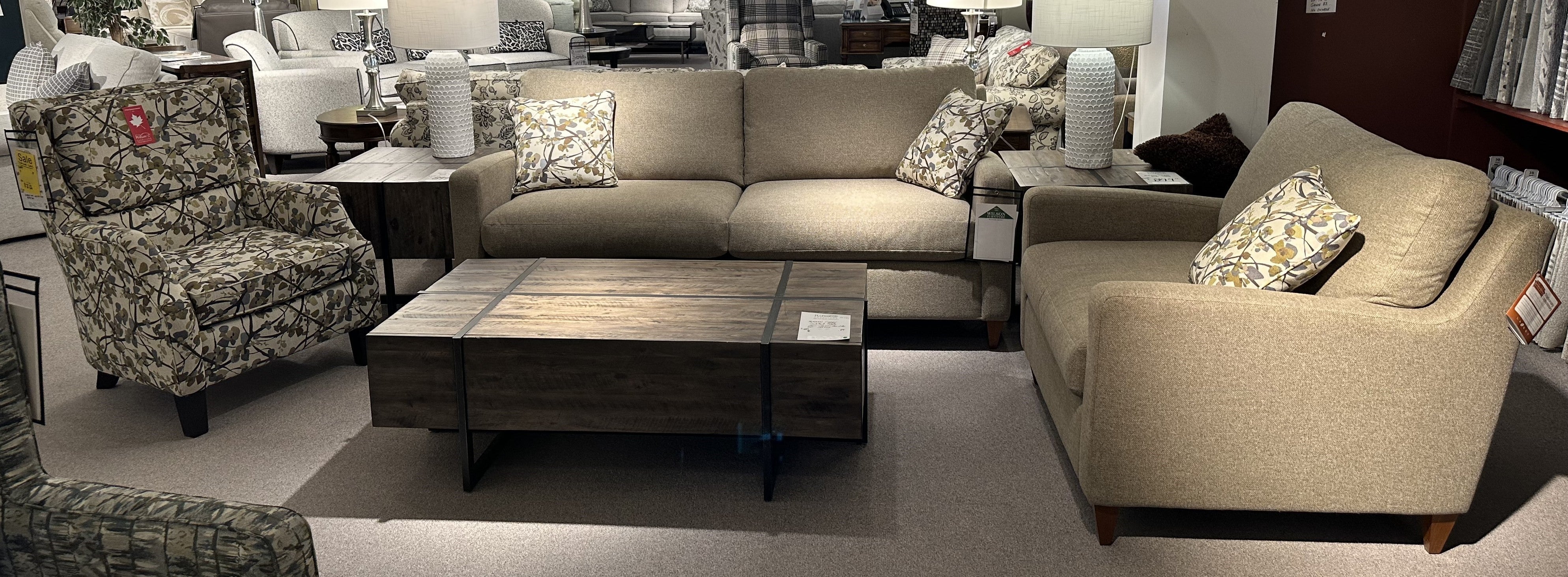 La-Z-Boy Coronado Sofa and Chair 1/2 Floor Model Set