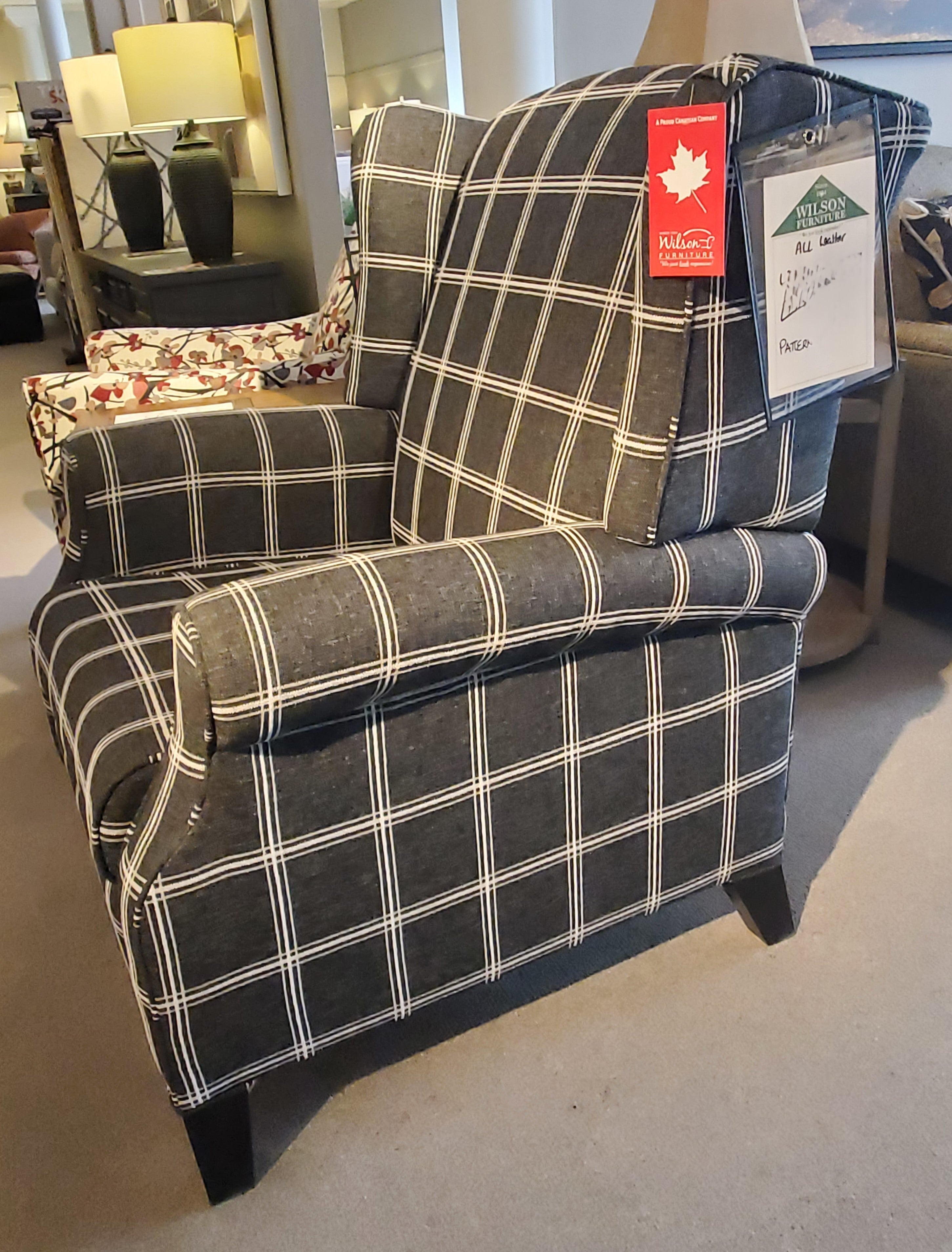 Classic Wide Reclining Wing Chair FLOOR MODEL SALE