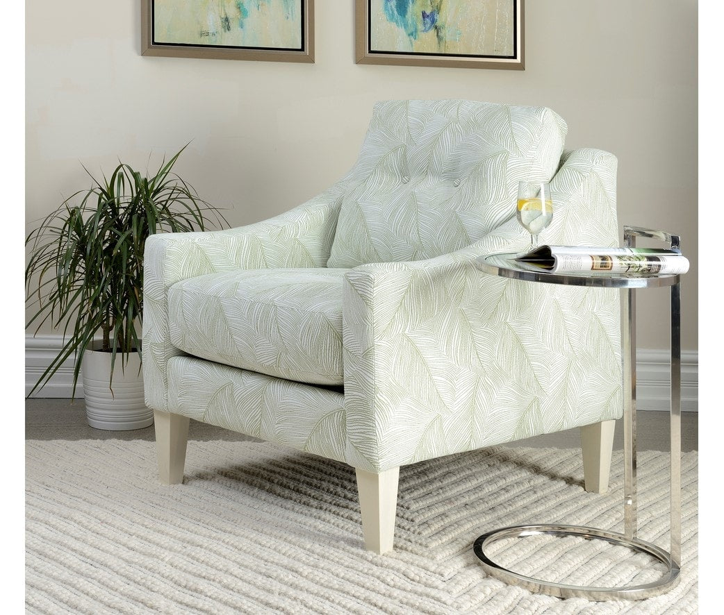 Slimline Sloped Arm Accent Chair