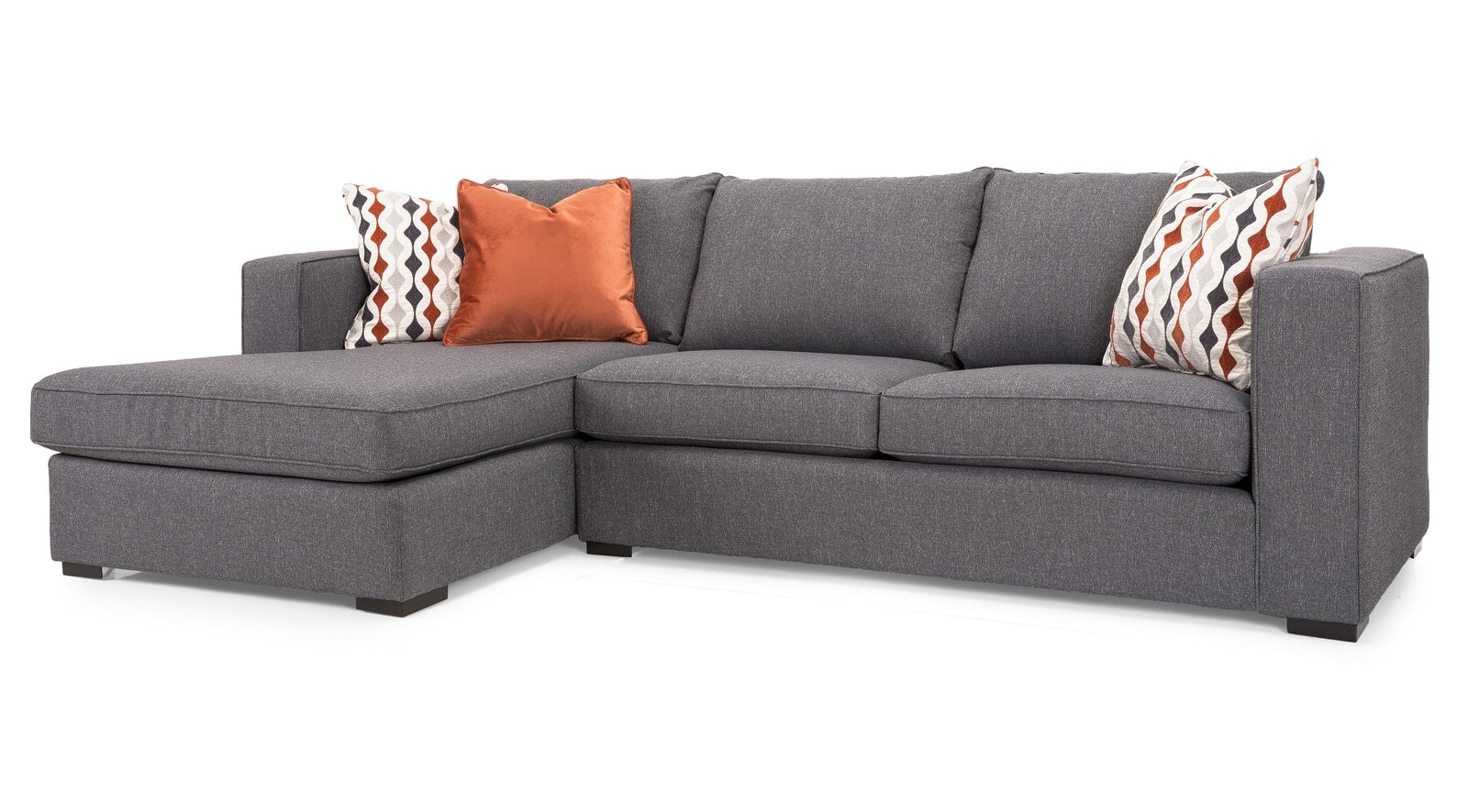 Comfortable sofa chaise sectional.