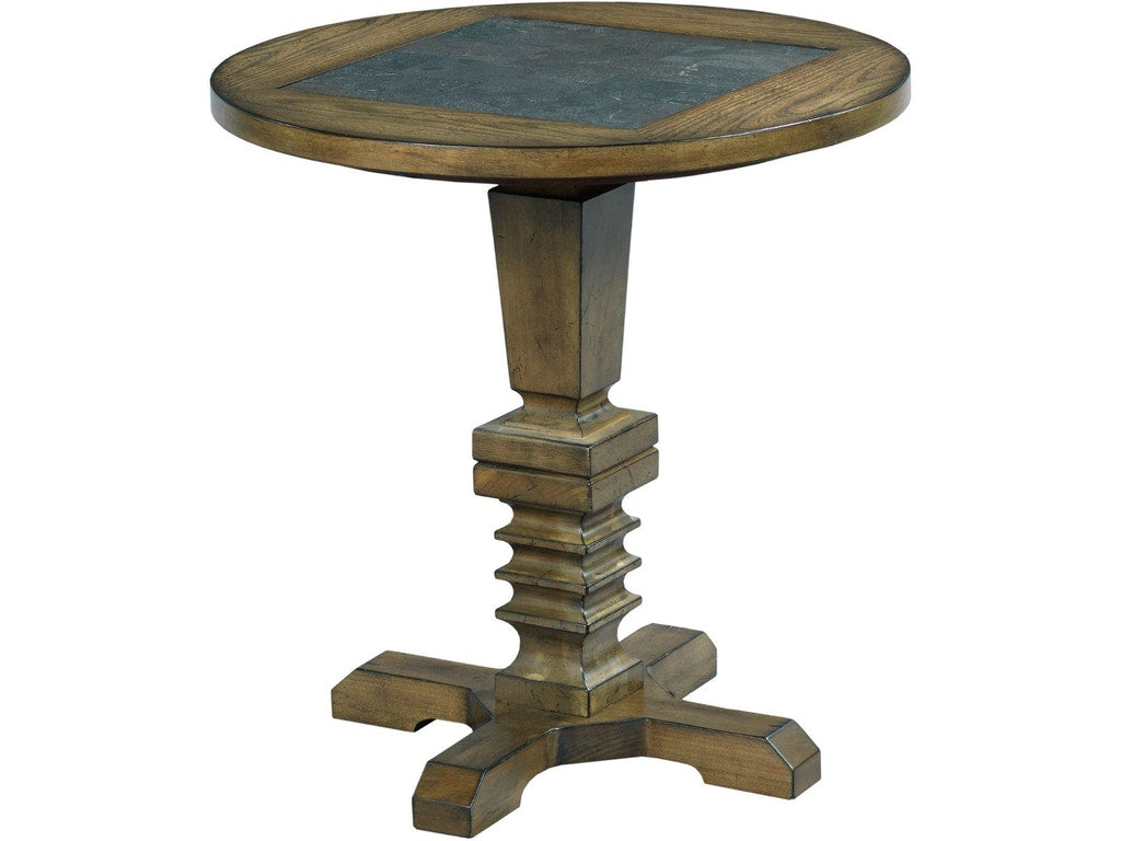 Stone Top Accent Table