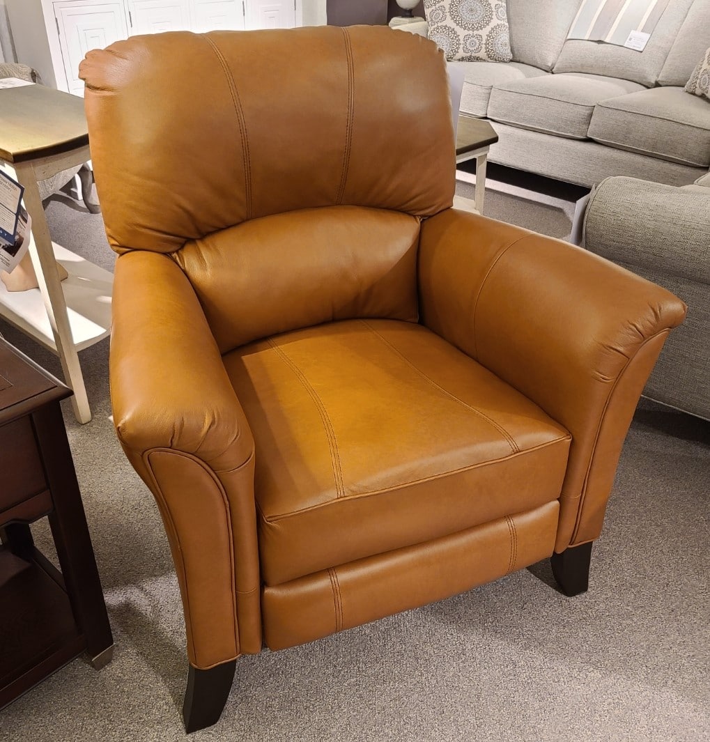 All Leather Push Back Power Recliner Wilson Furniture Oshawa
