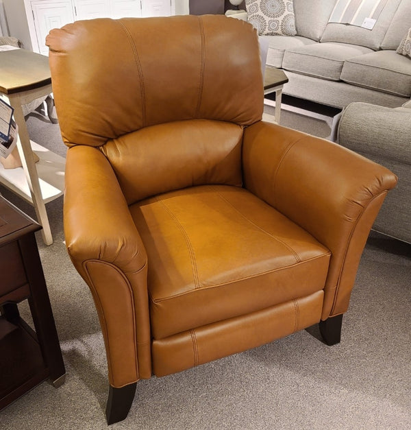 All Leather Push Back Power Recliner