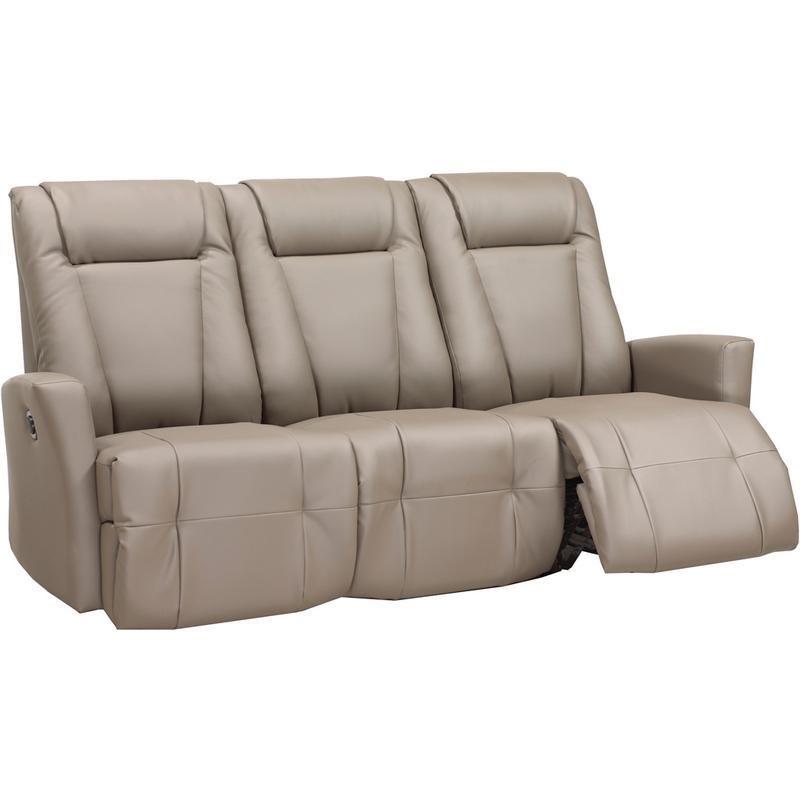 All Leather Power Reclining 75" Condo Sofa