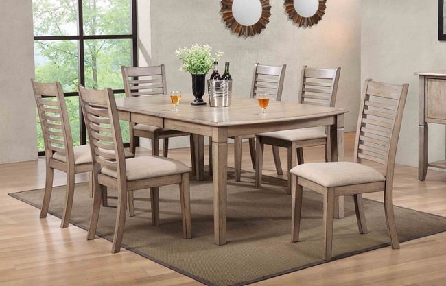 winners only ventural pedestal dining collection